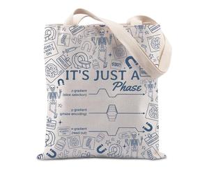 FUNYSO It's Just A Phase Gift MRI Tech Specialist Gift Radiologia Radiologa Codifica Fase Borsa Tote Bag, Solo uno Zyx Uk, 0