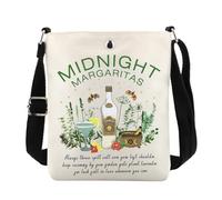 FUNYSO Midnight Margaritas Borsa a tracolla Margarita Amante Regalo Stregoneria Magia Streghe Messenger Bag, Mezzanotte Mar Cb Regno Unito, 0