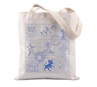 FUNYSO Percy J. Borsa regalo ispirata a Percy Trident per amanti del cinema, idea regalo per gli eroi di Percy J. Bookish, Percy J. Tote Regno Unito, 0