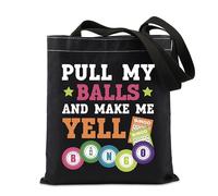 FUNYSO Pull My Balls And Make Me Yell Gift Play Gamble Game Gift Gambling Gamer Lucky Gifts Tote Bag, Pull Me Regno Unito, 0