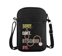 FUNYSO Sorry Can't RT Gift Respiratory Therapist Gift RT Borsa a tracolla per il futuro terapista respiratorio, Can't Rt Cb Regno Unito