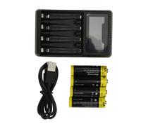 Funzionalità di sicurezza avanzate Caricabatterie LCD con Smart Charger Ricarica ad alta velocità USB Slot indipendente Ricarica di mantenimento