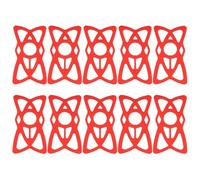 Funzionamento del telefono per biciclette Mount Silicone Huoman Cradle Holder Band per moto moto motociclette motociclette elastico portafogli il tether per ciclismo in bicicletta (Rosso)