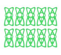 Funzionamento del telefono per biciclette Mount Silicone Huoman Cradle Holder Band per moto moto motociclette motociclette elastico portafogli il tether per ciclismo in bicicletta (Verde)