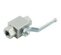 Funzionamento manuale idraulico della valvola a sfera a 2 vie per BSP con corpo in acciaio al carbonio 500 Antivari MWP Valutazione di pressione adatta per acqua olio gas media (G1/2)