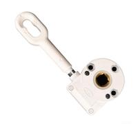 Funzionamento regolare delle tende da sole del patio con il robusto sistema a manovella manuale in lega di alluminio