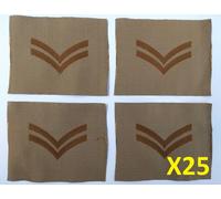 Funzionamento Telic Galloni Toppe Caporale 2 BAR Britannico Originale Numero X25