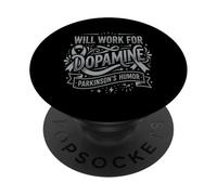 Funzionerà per il nastro d'argento umoristico della dopamina Parkinson PopSockets PopGrip Adesivo
