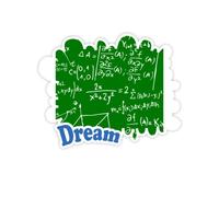 Funzioni Collective Product Formula Adesivi Citazione Sogno Decalcomanie in Vinile