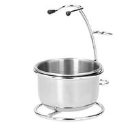 Funzioni complete Pratico supporto da barba, Porta pennelli per rasoio, Ciotola schiumogena per sapone Pennello da barba manuale per rasoio,