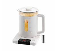 Funzioni di riscaldamento H18 in vetro borosilicato alto multifunzionale intelligente Teiera elettrica Funzione conservazione del calore a ebollizione rapida Acciaio inossidabile 304(5)