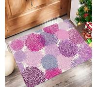 Fuochi D'Artificio Astratti Zerbino Trappola Sporco, Tappetino Antiscivolo Lavabile In Lavatrice, Stile Moderno, Zerbino D'Ingresso Soft And Comfortable Per Cane, Ingresso, Port, 60 X 90 Cm Viola