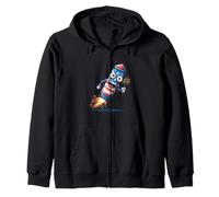Fuochi d'artificio Razzo e scintille Costume Felpa con Cappuccio