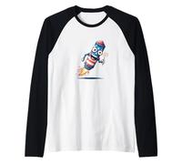 Fuochi d'artificio Razzo e scintille Costume Maglia con Maniche Raglan