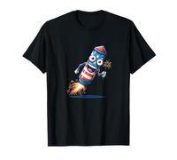 Fuochi d'artificio Razzo e scintille Costume Maglietta