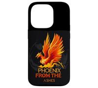 Fuoco e fiamme uccello costume per gli amanti delle ceneri di Phoenix Custodia per iPhone 14 Pro