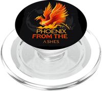Fuoco e fiamme uccello costume per gli amanti delle ceneri di Phoenix PopSockets PopGrip per MagSafe