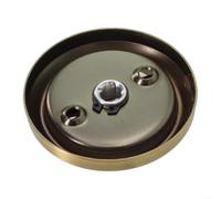 Fuoco per prova rotonda Governo Maniglia 75mm Design invisibile 304 Acciaio | Sicurezza antincendio, acciaio inossidabile 304, diametro 75mm, design invisibile, montaggio a doppio foro