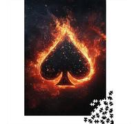 Fuoco Pique carte puzzle, 1000 pezzi, gioco interno adulto | 70 x 50 cm, in cartone, per esercizi cerebrali, vestibilità precisa, amanti dell'arte, riduzione dello stress