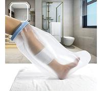 Fuonmka Gesso Protezione Impermeabile Gamba, Protezione Doccia Piedi Protezione Associazione Impermeabile Adulti Riutilizzabile Bagno Doccia Gambe Protezione Per Punta Rotta Caviglia Bruciare