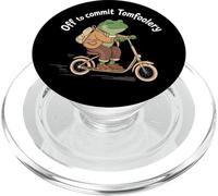 Fuori a commettere sciocchezze, divertente monopattino a forma di rana e rospo Cottagecore PopSockets PopGrip per MagSafe
