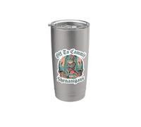 Fuori a commettere Shenanigans Funny Frog Knight Fantasy Gamer Bicchiere termico in acciaio inox doppia parete