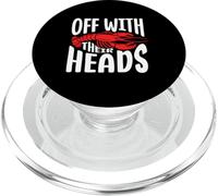 fuori con le loro teste Design per un fan dei crostacei che mangiano PopSockets PopGrip per MagSafe