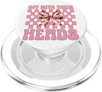 Fuori con le loro teste Gamberi Gamberi Ragazza Mamma Coquette Bow PopSockets PopGrip per MagSafe