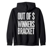 Fuori da $ Ma nella Staffa dei Vincitori Funny Softball Baseball Felpa con Cappuccio