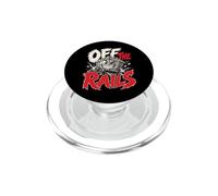 Fuori dai binari divertente gioco di parole del treno PopSockets PopGrip per MagSafe