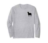Fuori dal Gregge Pecora Nera Minimal Maglia a Manica