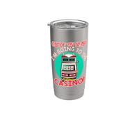 Fuori dal mio modo di andare al casinò Gift Slot Machine Gioco d'azzardo Bicchiere termico in acciaio inox doppia parete