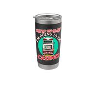 Fuori dal mio modo di andare al casinò Gift Slot Machine Gioco d'azzardo Bicchiere termico in acciaio inox doppia parete
