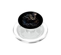 Fuori dal mondo astronauta procione spaziale caffè grafica PopSockets PopGrip per MagSafe