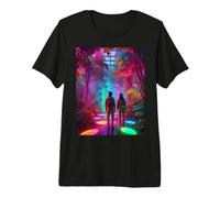 Fuori dal Mondo - colorato Giungla di Realtà virtuale Maglietta Premium