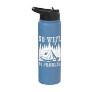 Fuori dalla griglia Scollegare Campo Escursionismo All'aperto Nessun Wifi Nessun problema Stainless Steel Insulated Water Bottle
