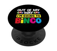 Fuori dalla mia strada sto andando a Bingo Bingo Player PopSockets PopGrip Adesivo
