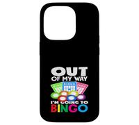 Fuori dalla mia strada sto andando al divertimento del giocatore di bingo Custodia per iPhone 14 Pro