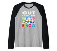 Fuori dalla mia strada sto andando al divertimento del giocatore di bingo Maglia con Maniche Raglan