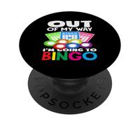 Fuori dalla mia strada sto andando al divertimento del giocatore di bingo PopSockets PopGrip Adesivo