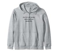 Fuori dalla mia Testa. Torna tra Cinque Minuti. per Sarcastic People Felpa con Cappuccio