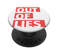 Fuori dalle bugie | Divertente sarcastico PopSockets PopGrip Adesivo