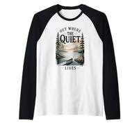 Fuori Dove Vive Il Silenzio Maglia con Maniche Raglan