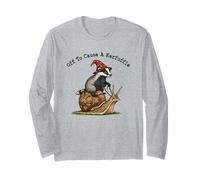 Fuori per causare Un Kerfuffle | Badger Riding Lumaca Weirdcore Maglia a Manica