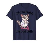 Fuori per Combattere Le Cellule Cattive Sugar Glider Doctor Cancer Hope Maglietta