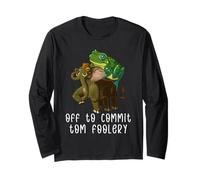 Fuori per commettere Tom Foolery Frog Maglia a Manica