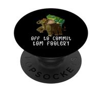 Fuori per commettere Tom Foolery Frog PopSockets PopGrip Adesivo