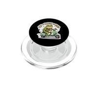 Fuori per lodare il Signore Funny Christian Meme Frog Scooter PopSockets PopGrip per MagSafe