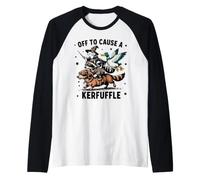 Fuori per provocare Un Cane Procione, Rane Mago Kerfuffle Maglia con Maniche Raglan
