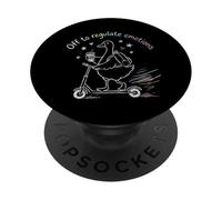 Fuori per regolare le emozioni Sciocco Goose Consigliere per la salute mentale PopSockets PopGrip Adesivo